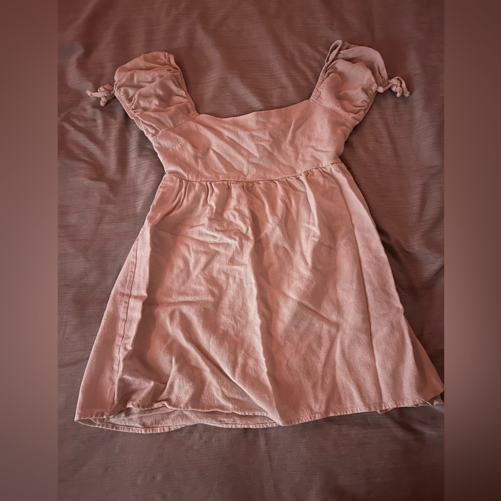 Barley worn short dress